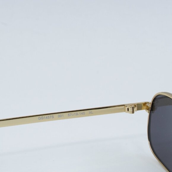 ?️ New Gucci GG1457S 001 Sunglasses - Endura Gold Frame, Grey Lenses main image 11